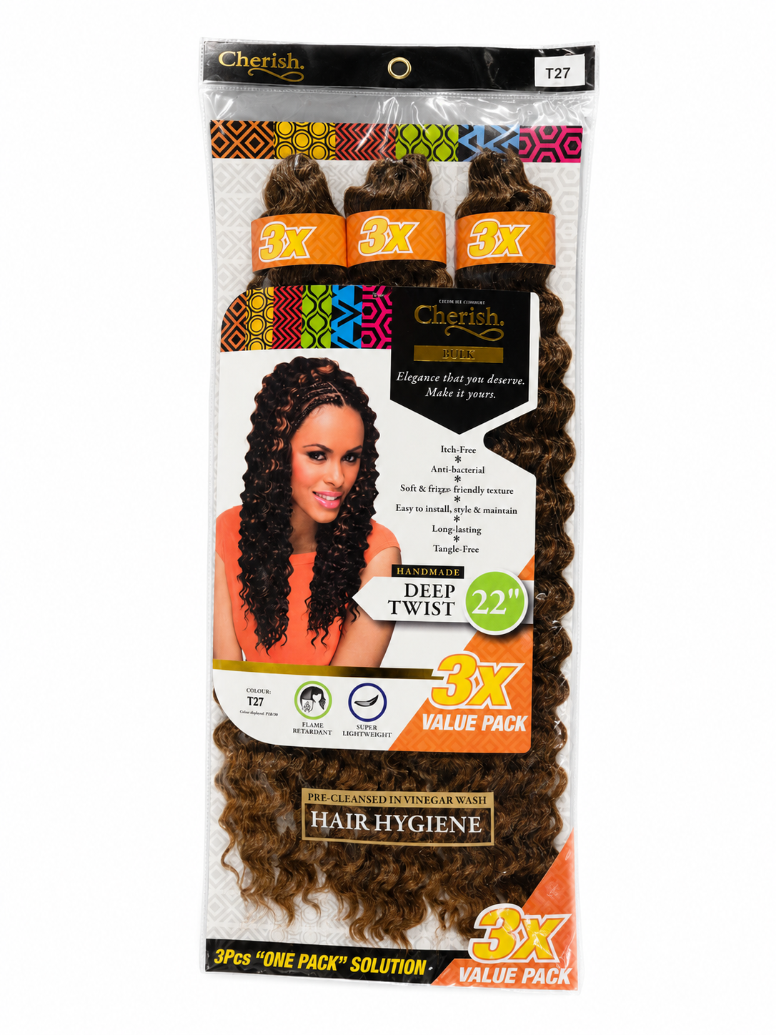 Cherish Deep Twist Bulk 22in 3x Value Pack
