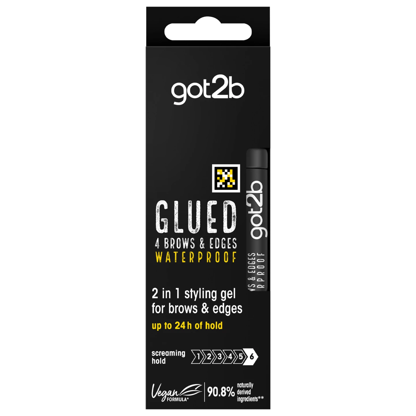 Got2b Glued 2 in 1 Styling Gel for Brows and Edges Waterproof 16ml