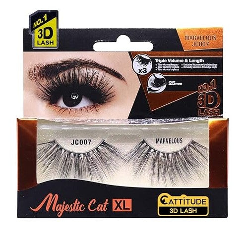 EBIN Cattitude Eyelashes - Majestic Cat XL Marvelous 007