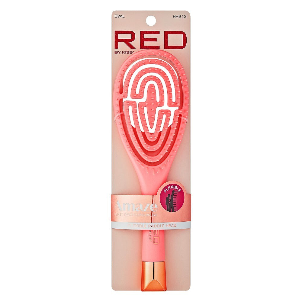 Red by Kiss Amaze Vent Flexible Detangling Brush Oval HH212