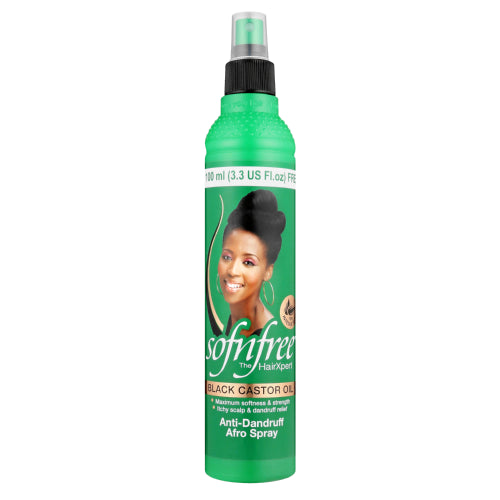 Sof n Free Black Castor Oil Anti Dandruff Afro Spray