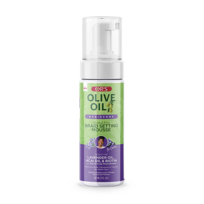 ORS Olive Oil Braidzone Alcohol Free Setting Mousse 207ml (7oz)