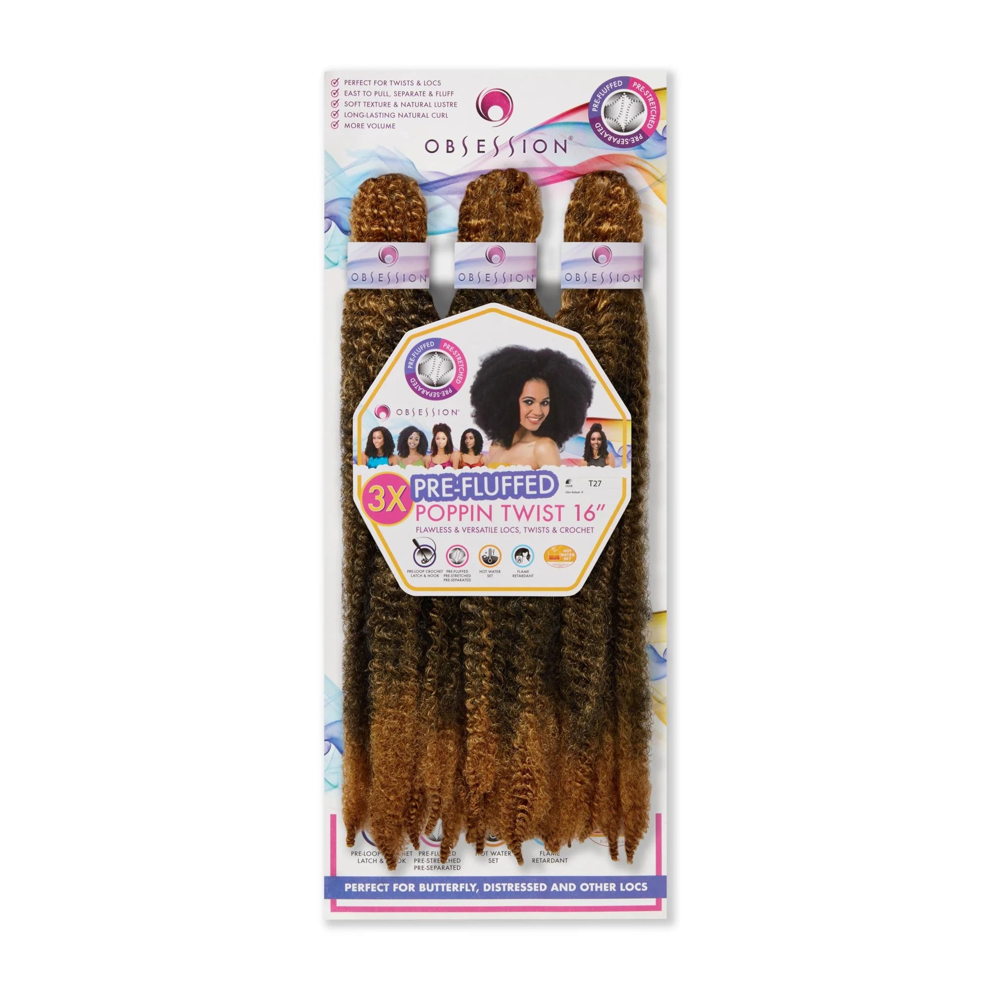 Obsession 3x Poppin Twist Bulk 16in