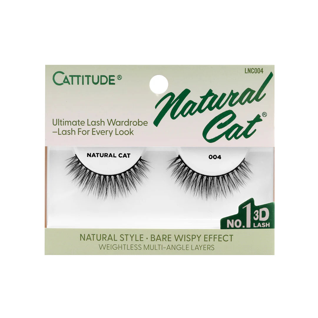 EBIN Cattitude Eyelashes - Natural Cat 004