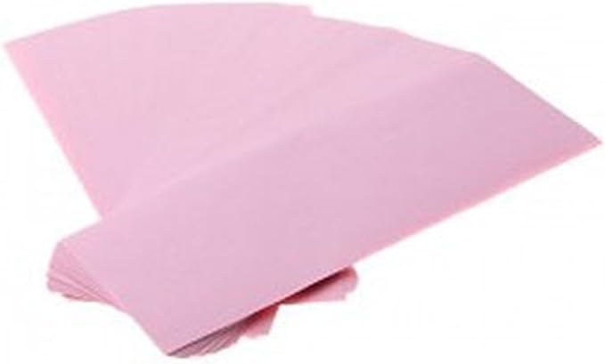 Wax Strip Paper Pink 100pc