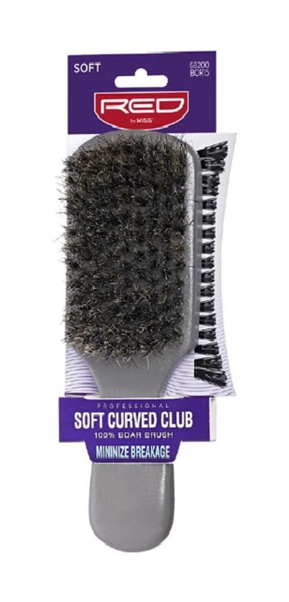 Red by Kiss Soft Curved Club Brush BOR15
