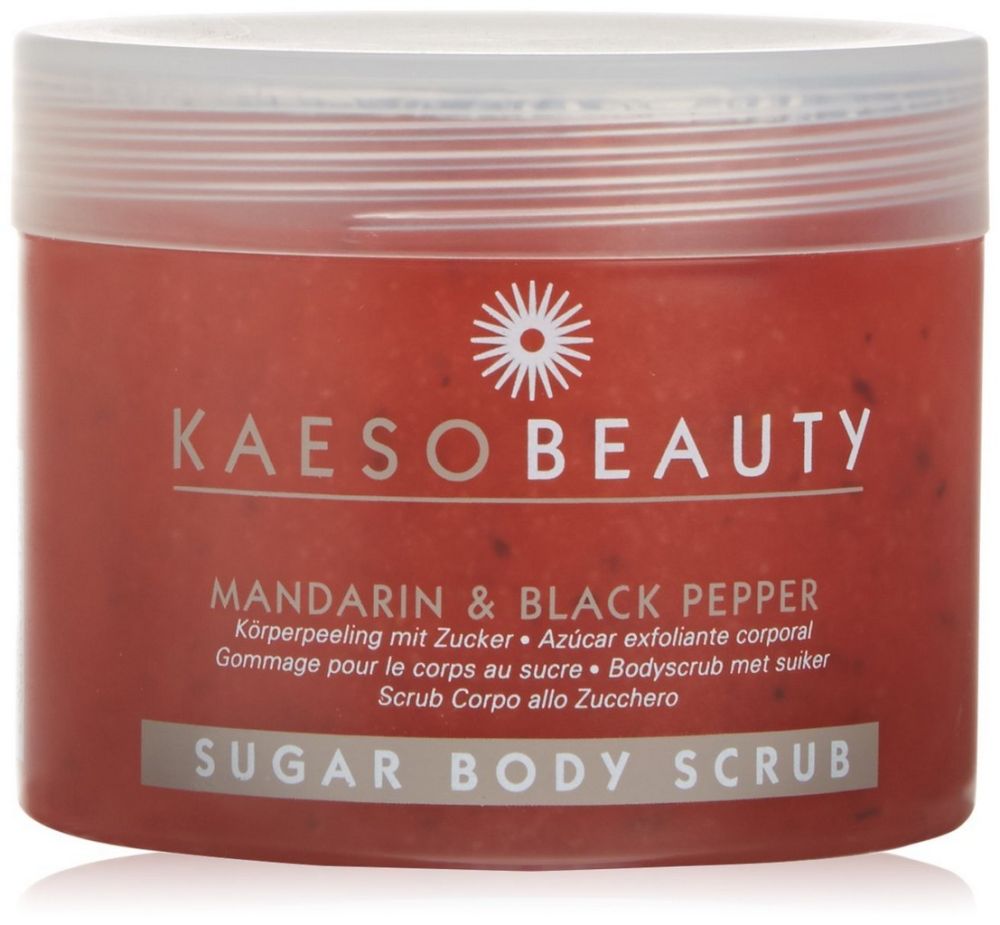 Kaeso Beauty Sugar Body Scrub Mandarin and Black Pepper 450ML
