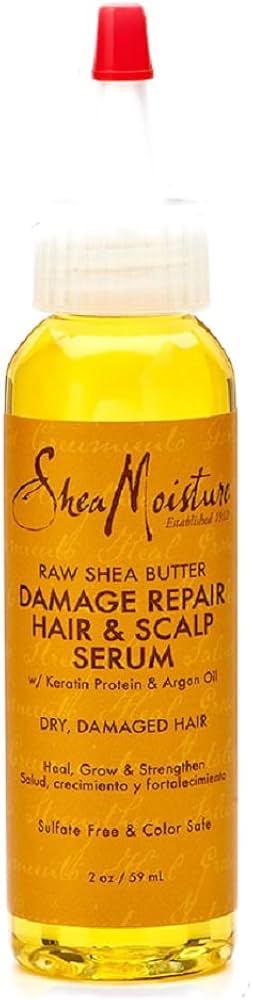Shea Moisture Raw Shea Butter Damage Repair Hair and Scalp Serum 2oz