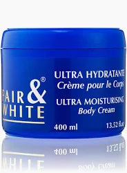 Fair and White Ultra Moisturising Body Cream (Blue) 400ml