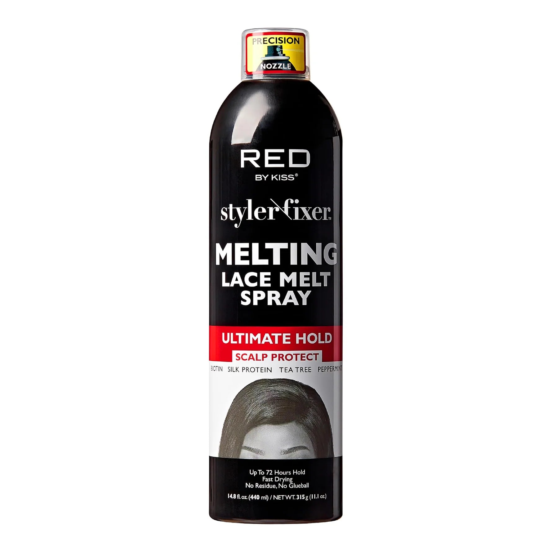 Red by Kiss Styler Fixer Ultimate Hold Scalp Protect Lace Melt Spray 440ml