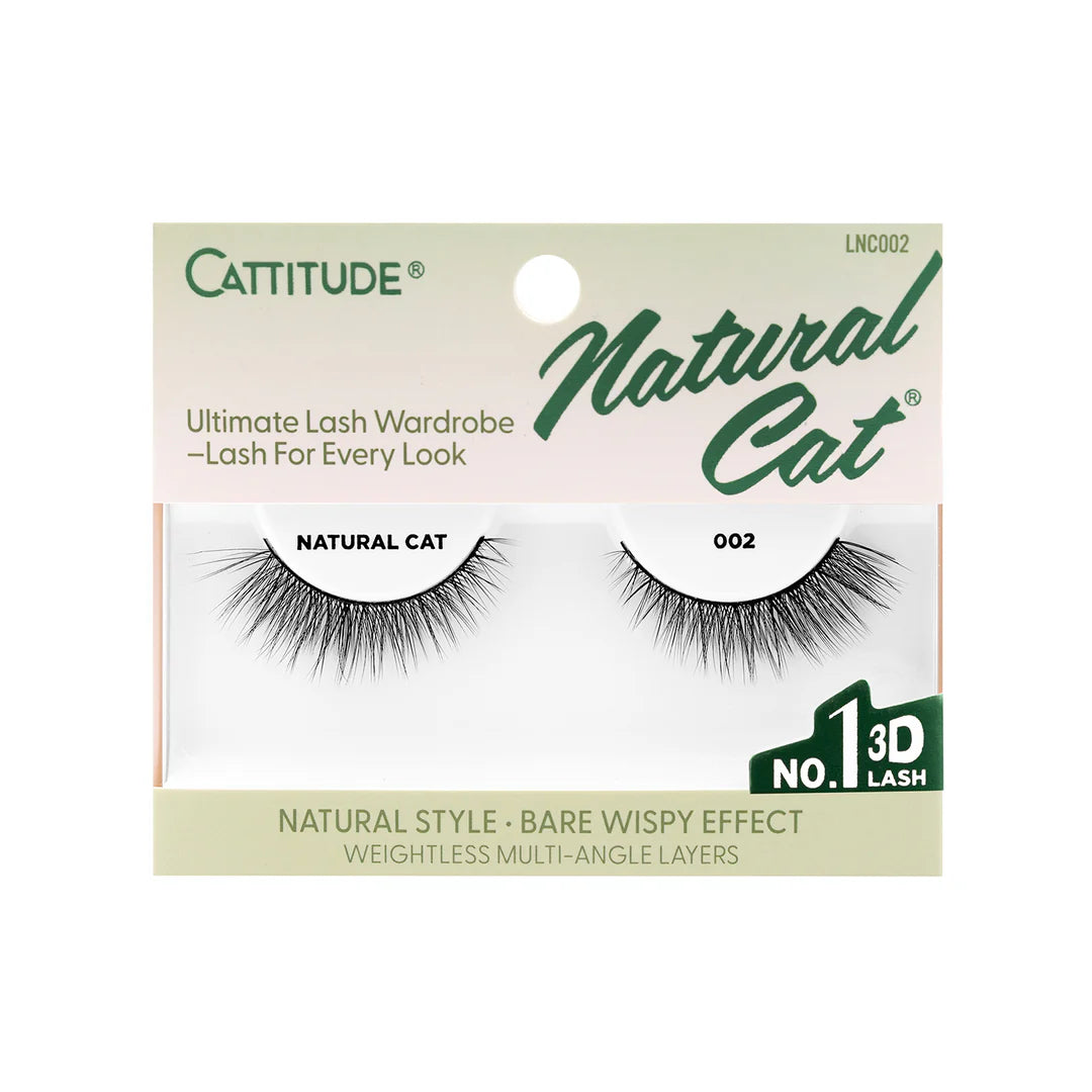 EBIN Cattitude Eyelashes - Natural Cat 002