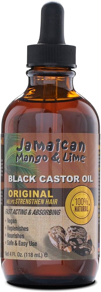 Jamaican Mango and Lime Black Castor Oil  Original 4oz