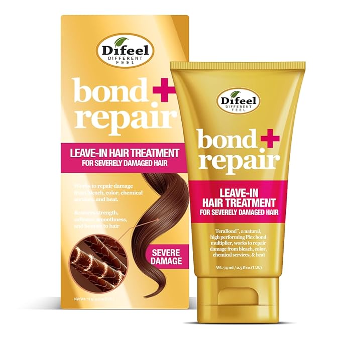 Difeel Bond and Repair Leave in Hair Treatment 2.5oz