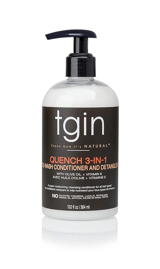 TGIN Quench 3 in 1 CoWash Conditioner Detangler 13oz