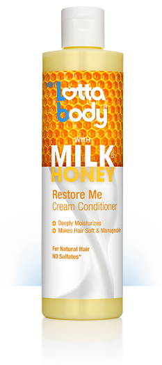 Lottabody Milk Honey Restore Me Cream Conditioner 10oz