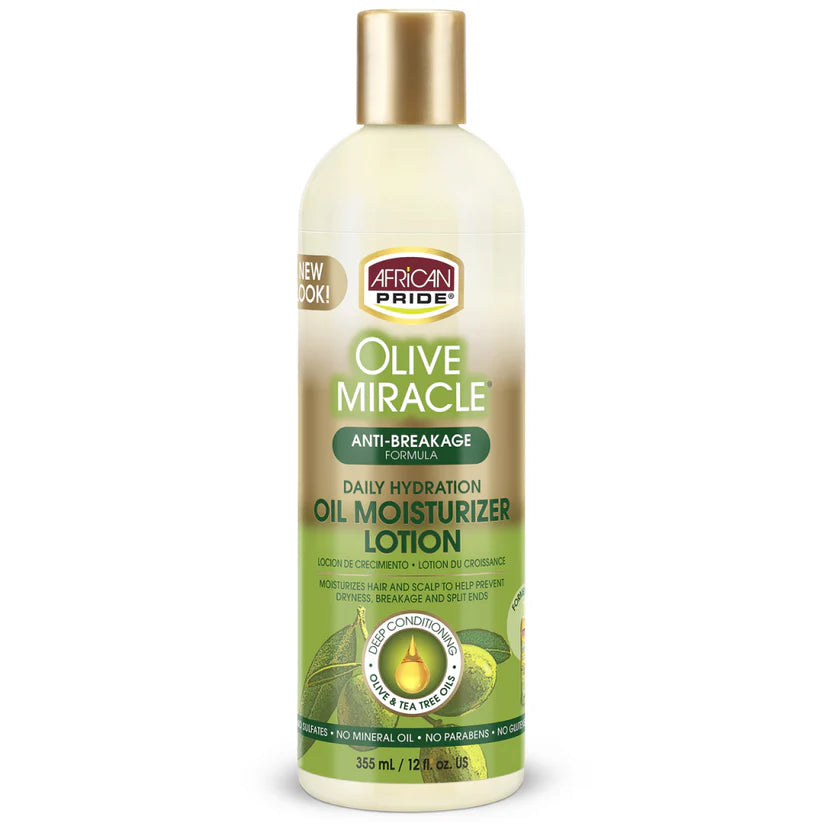 African Pride Olive Miracle Oil Moisturiser Lotion 12oz
