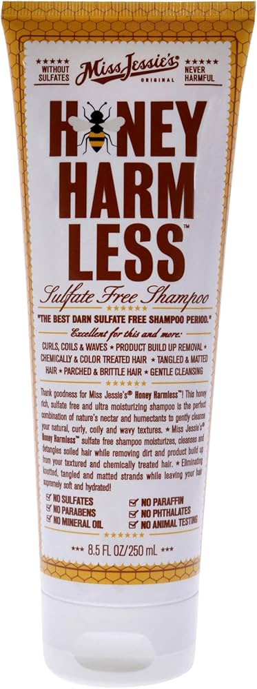 Miss Jessies Honey Harm Less Sulfate Free Shampoo 8.5oz