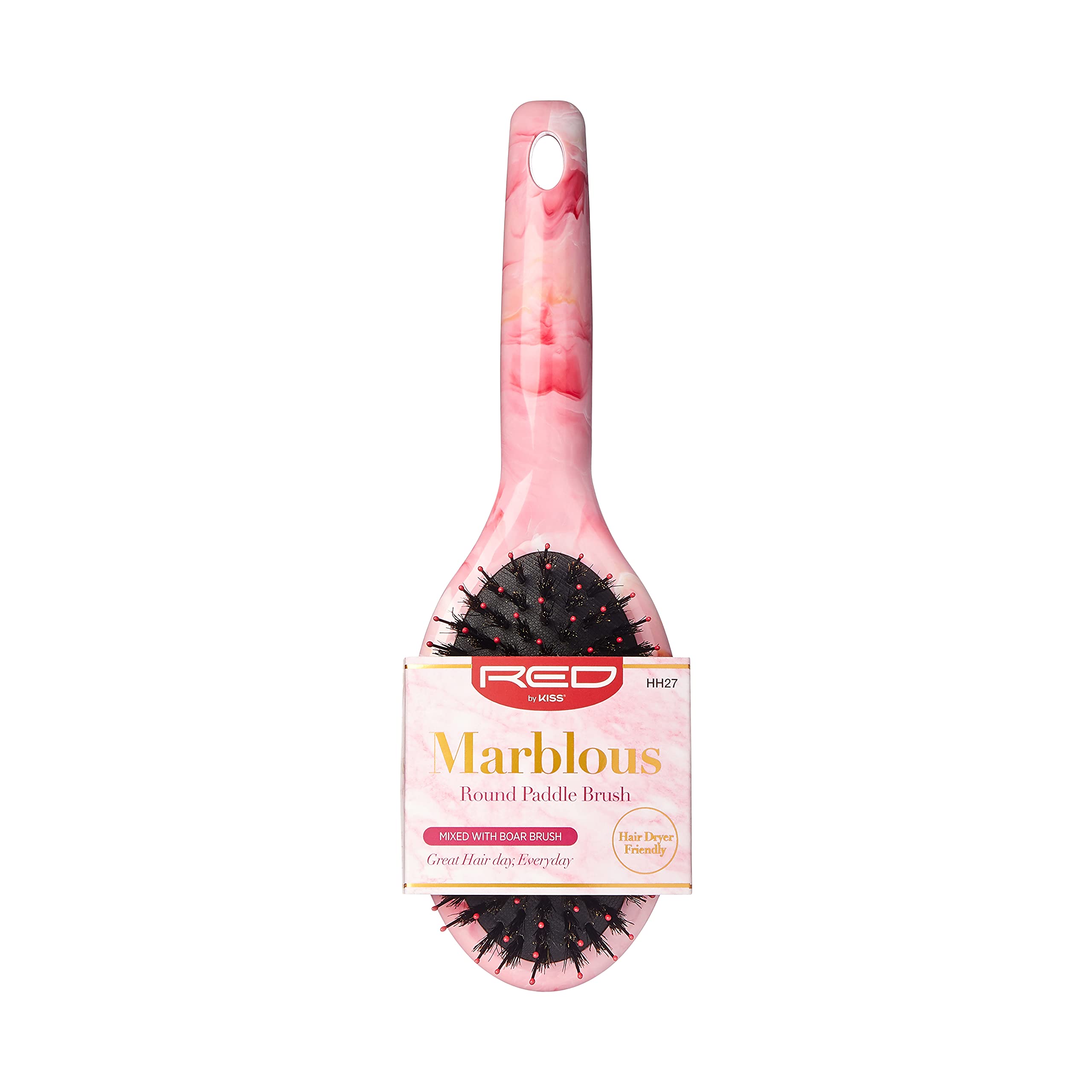 Red by Kiss Marblous Round Paddle Boar Brush HH27