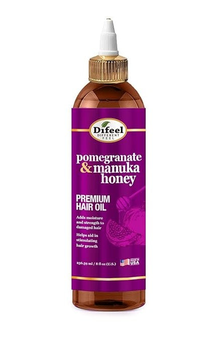 Difeel Pomegranate Manuka Honey Premium Hair Oil 8oz