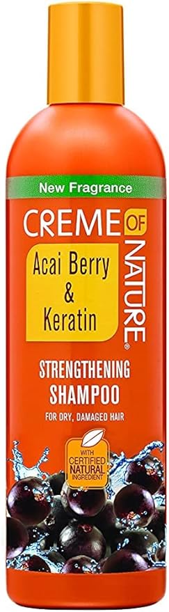 Creme of Nature Acai Berry Keratin Strengthening Shampoo 12oz