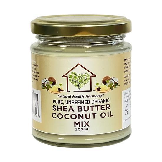 Natural Health Harmony Shea Butter Coconut Oil Mix 200ml