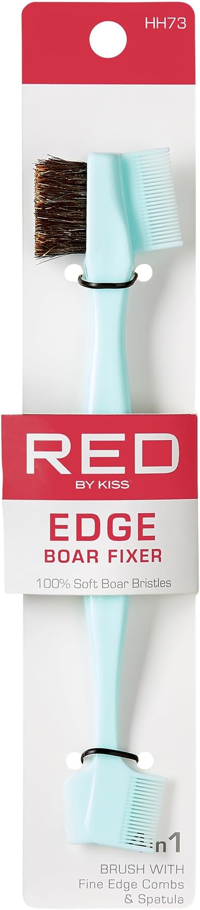 Red by Kiss Edge Brush Boar Fixer 4 in 1 HH73