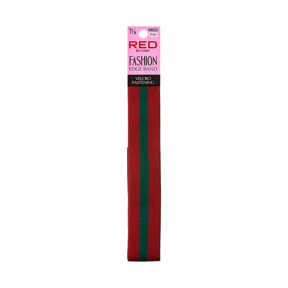 Red by Kiss Fashion Edge Band Wide 1.5in Stripe HWG63