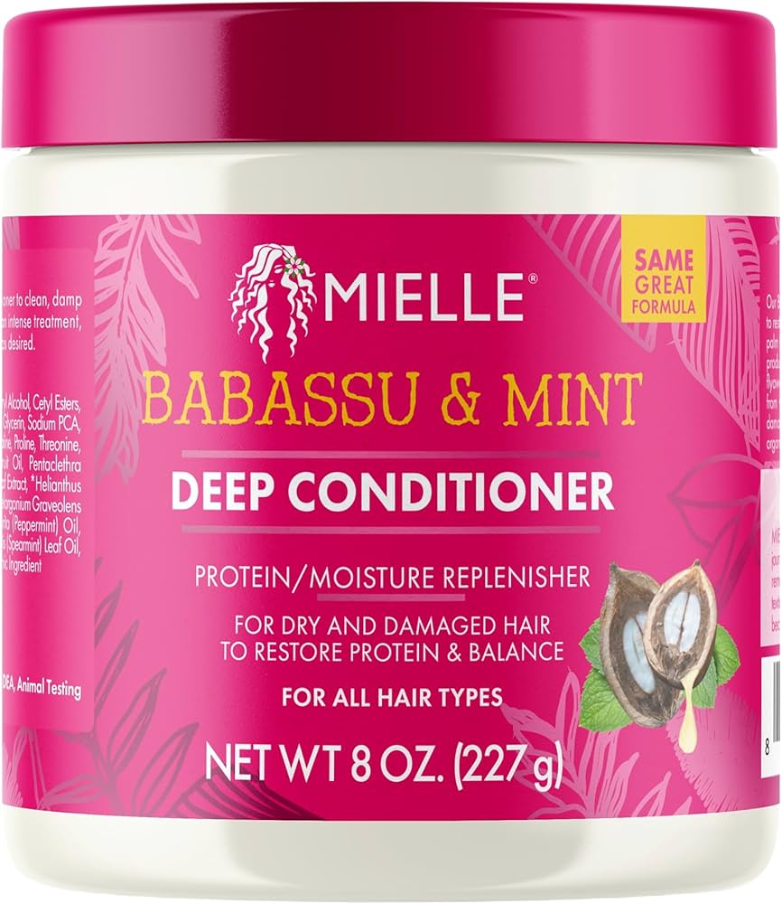 Mielle Babassu and Mint Deep Conditioner 8oz