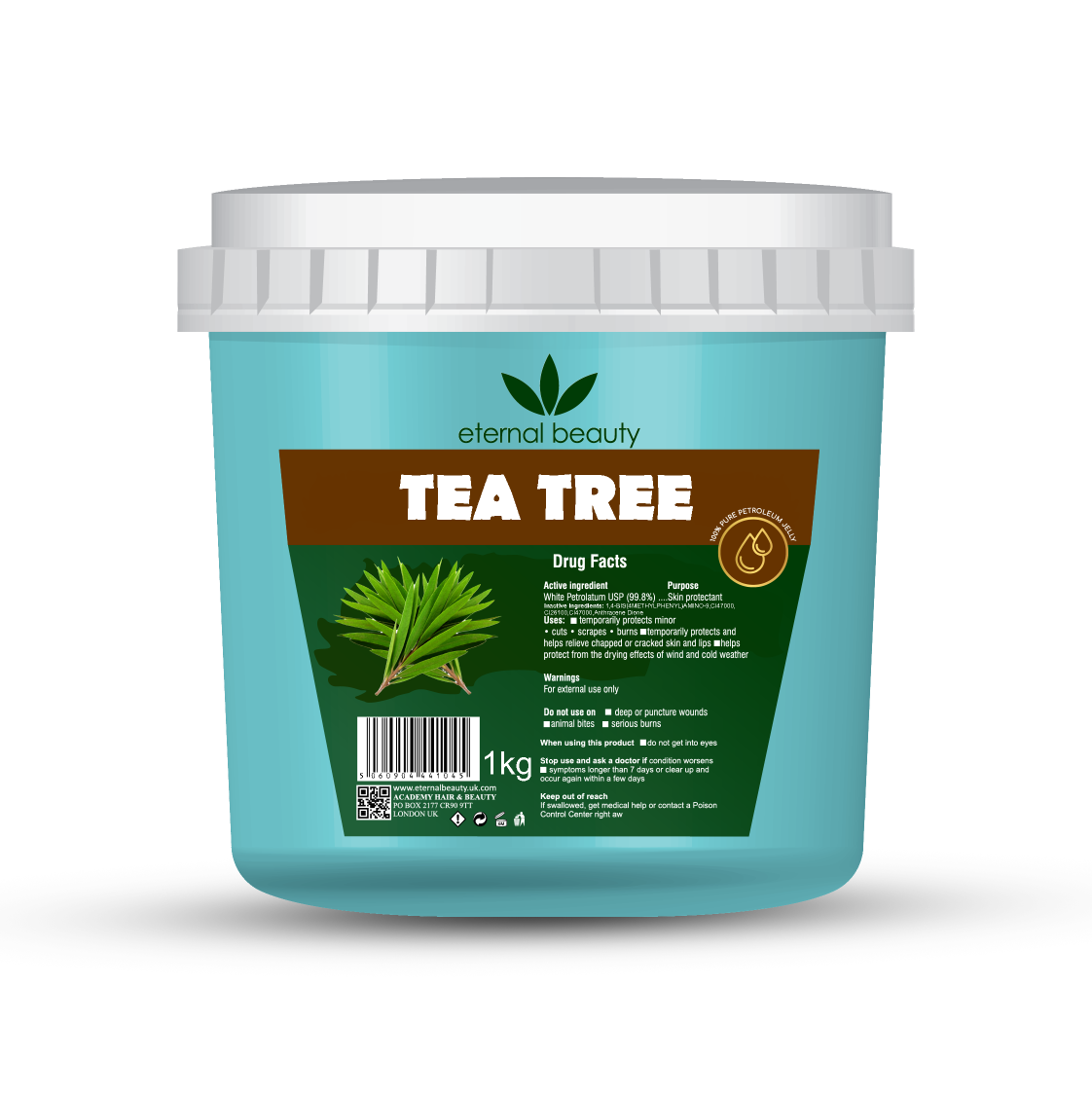 Eternal Beauty Petroleum Jelly - Tea Tree 1Kg