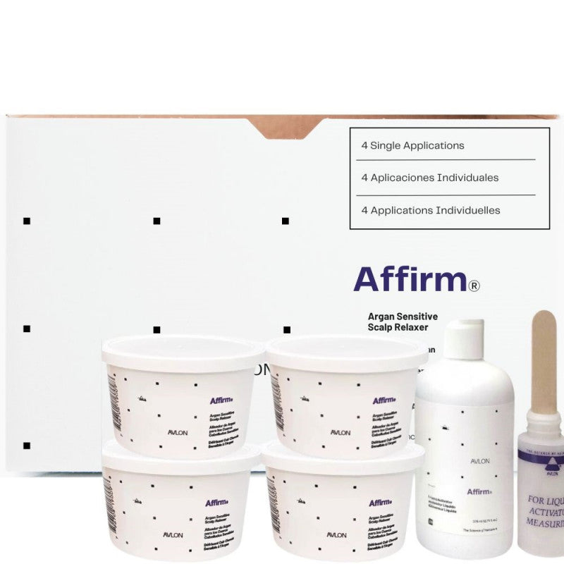 Affirm Argan Sensitive Scalp Relaxer 4 Applications