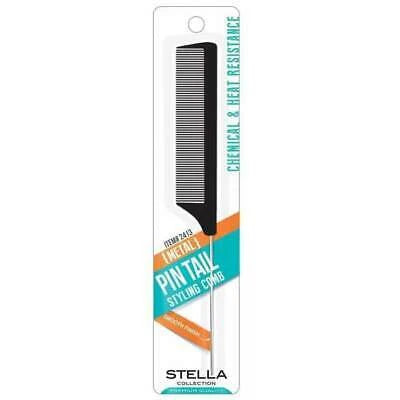 Stella Collection Metal Pin Tail Comb - 2413