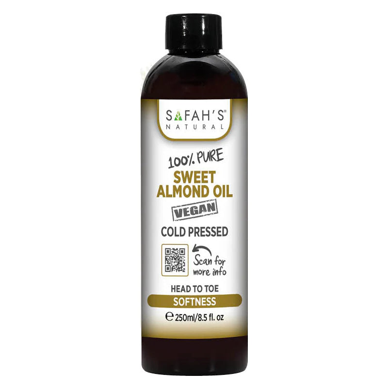 Safahs Natural Pure Sweet Almond Oil 250ml
