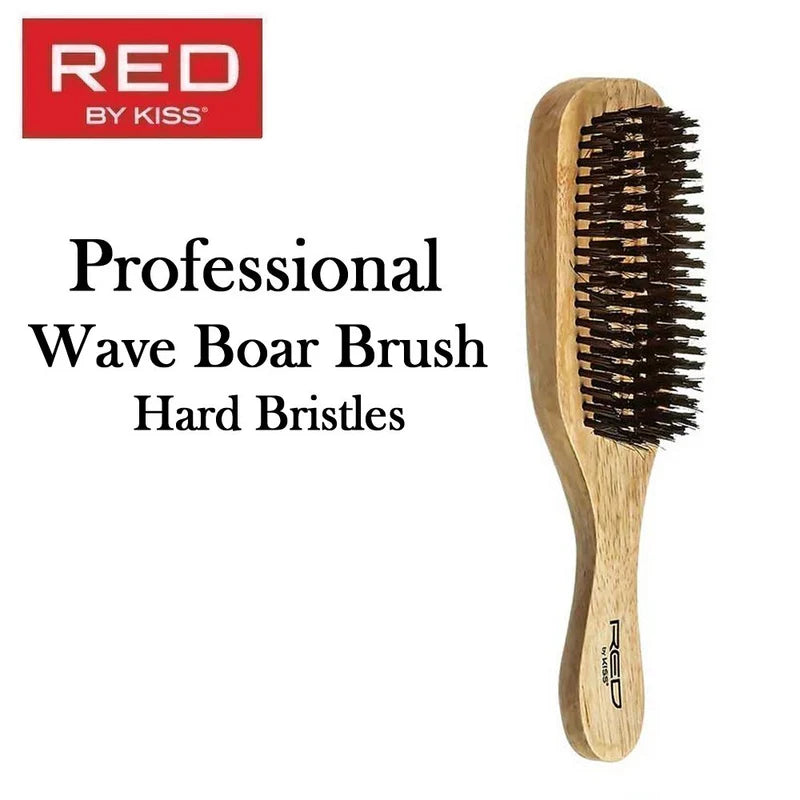Red by Kiss Mini Wave Boar Hard Brush  BR36J