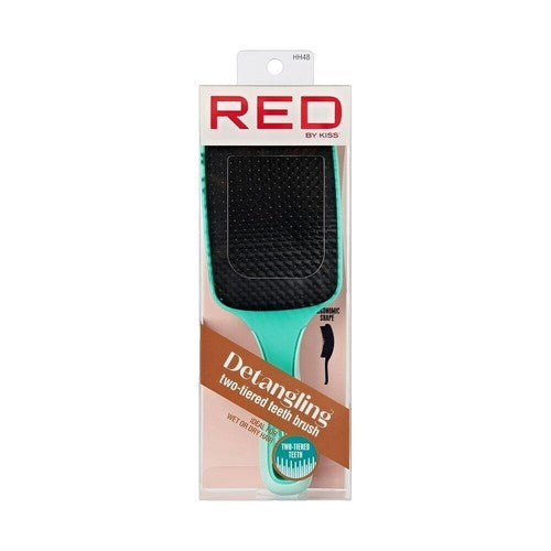 Red by Kiss Detangling Two Tiered Teeth Brush HH48