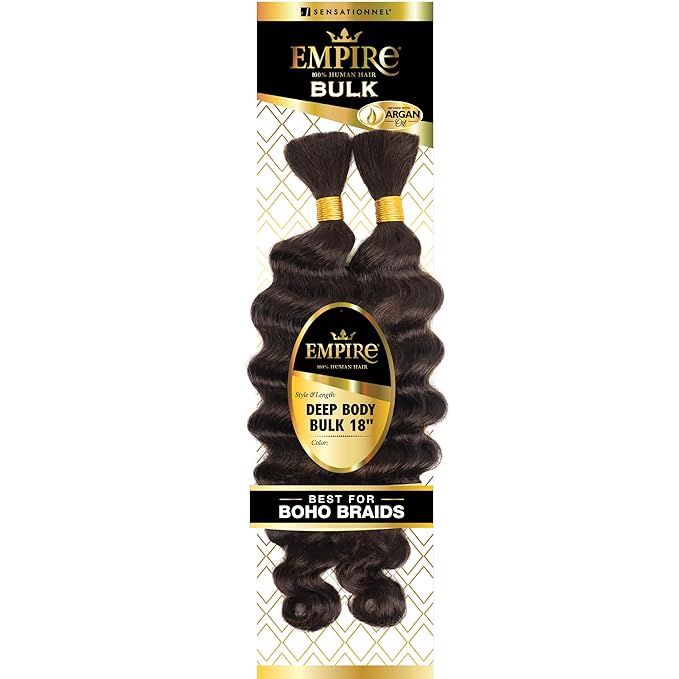 Sensationnel Empire Human Hair Deep Bulk 18in - 2