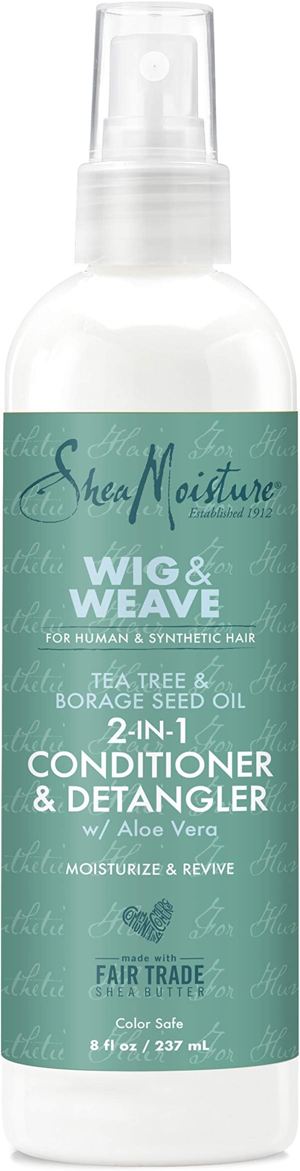 Shea Moisture Wig and Weave 2 in 1 Conditioner Detangler 8oz