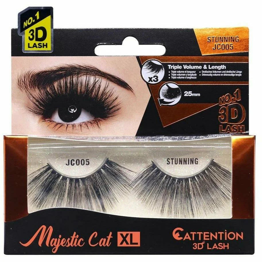 EBIN Cattitude Eyelashes - Majestic Cat XL Stunning 005