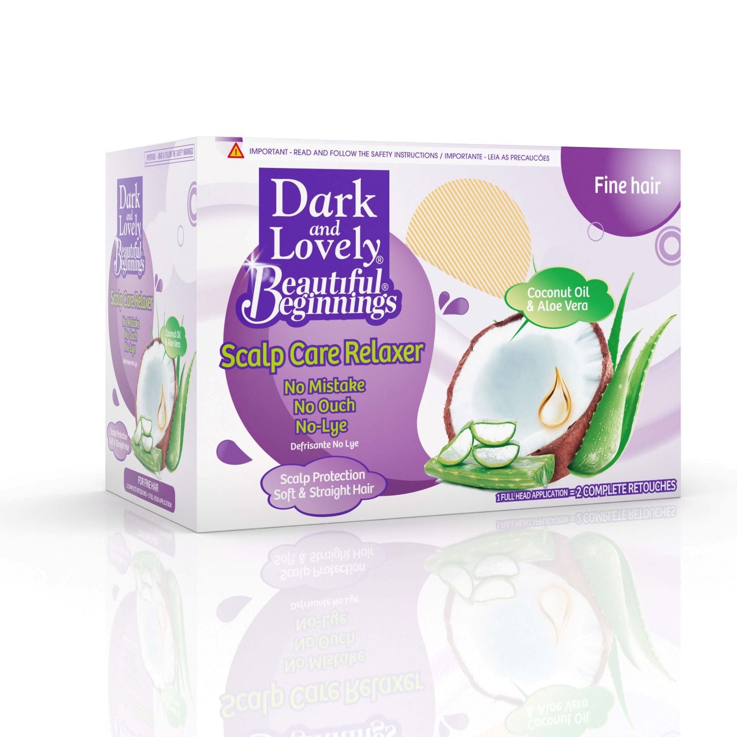 Dark and Lovely Beautiful Beginnings Relaxer Kit Fine Hair