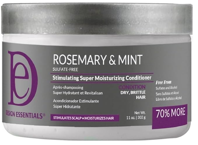 Design Essentials Rosemary and Mint Stimulating Super Moisturising Conditioner 11oz