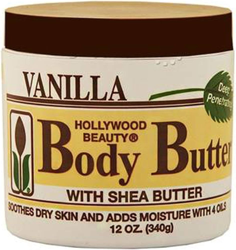 Hollywood Beauty Vanilla Body Butter 12oz