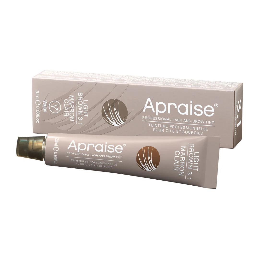 Apraise Professional Vegan Lash and Brow Tint - Light Brown 20ml