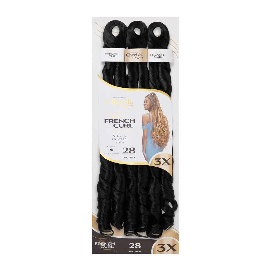 Cherish 3X Spiral French Curl Bulk 28in