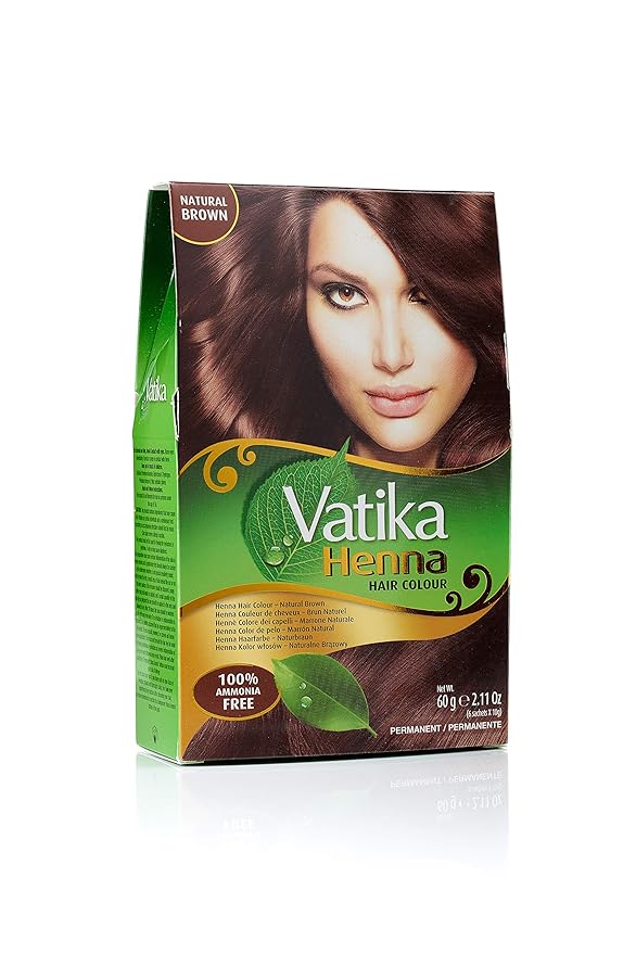 Dabur Vatika Henna Hair Colour Natural Brown 60g