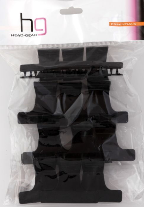 Head Gear Butterfly Clamps Black Small