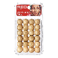 Red by Kiss Hair Beads Wooden Jumbo 24pc HA71