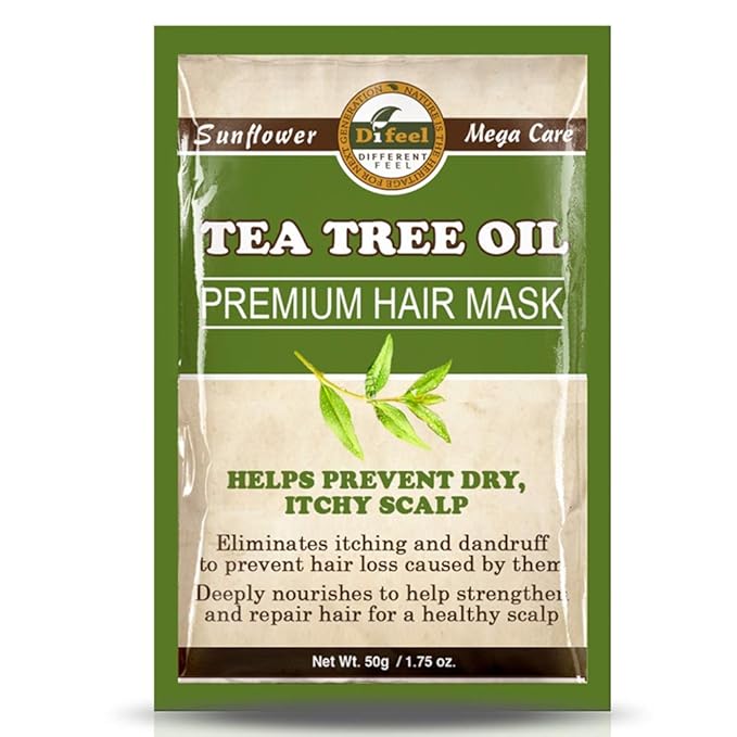 Difeel Premium Hair Mask Sachet Tea Tree Oil 50g