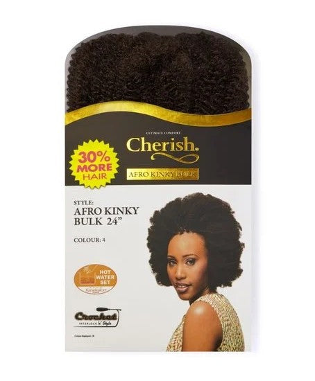 Cherish Afro Kinky Bulk 24in