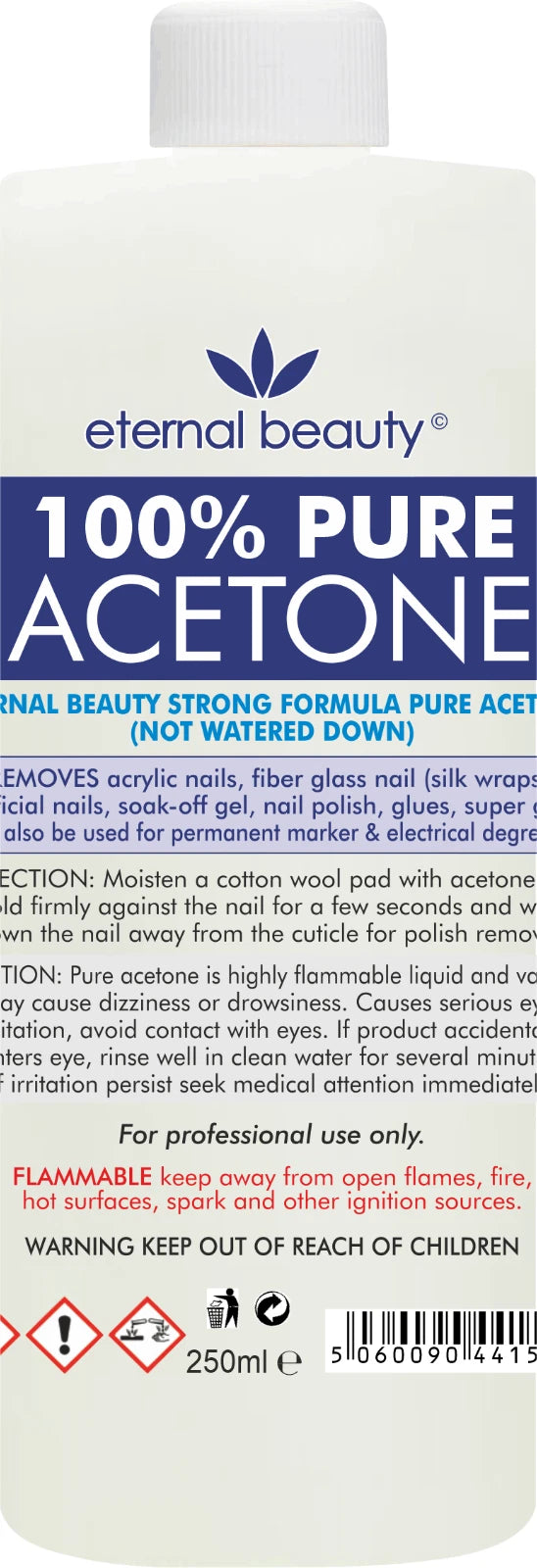 Eternal Beauty 100% Pure Acetone 250ml