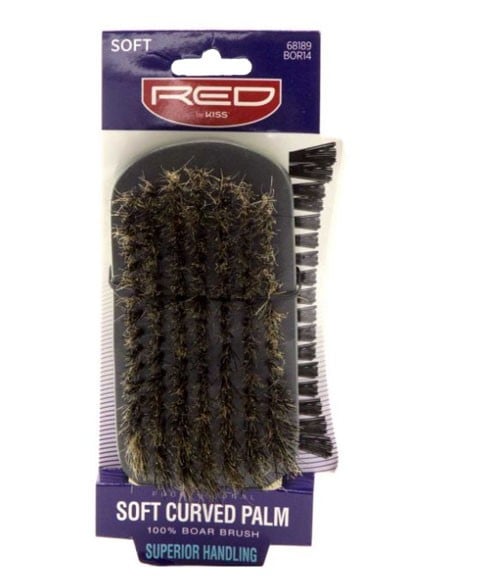 Red by Kiss Soft Curved Palm Brush BOR14