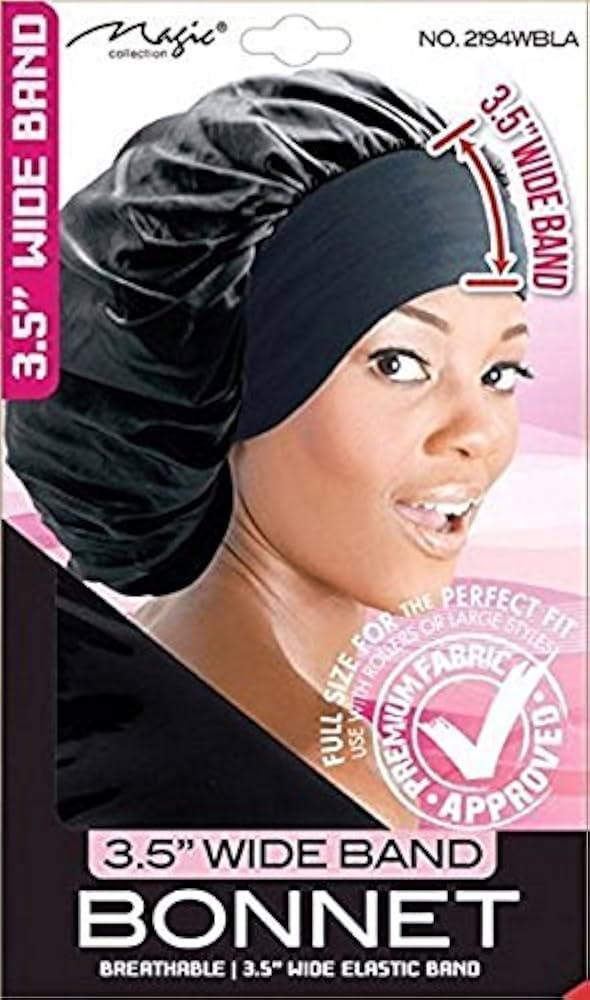 Magic Collection 3.5'' Wide Band Bonnet - 2194WBLA